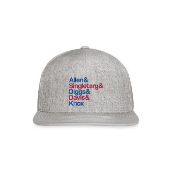 Cool Modern Mafia Superstars - Snapback Baseball Cap - heather gray - Front