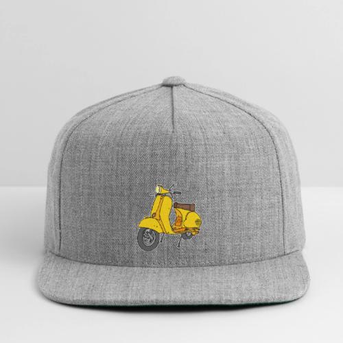 Yellow motor scooter - Snapback Baseball Cap