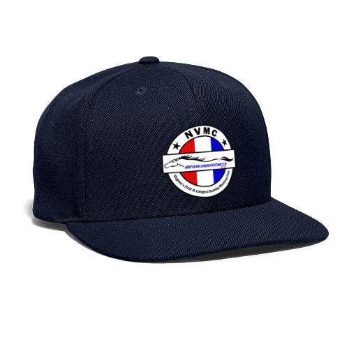 Circle logo on white with black border - Snapback Baseball Cap
