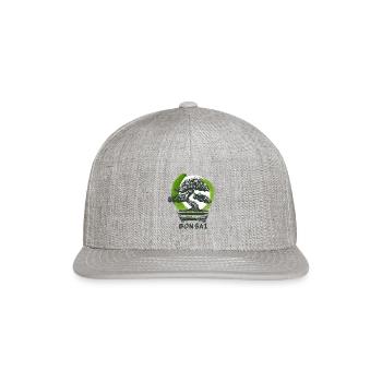 Bonsai - Snapback Baseball Cap - heather gray - Front
