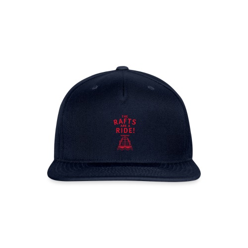 Traveling With The Mouse: Rafts Are A Ride (RED) - Snapback Baseball Cap