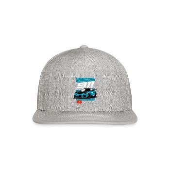 Carro 911 - Snapback Baseball Cap - heather gray - Front