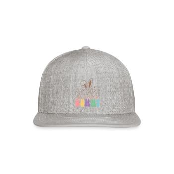 Cutest Little Bunny - Snapback Baseball Cap - heather gray - Front