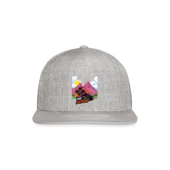 Race car - victory car - Snapback Baseball Cap - heather gray - Front