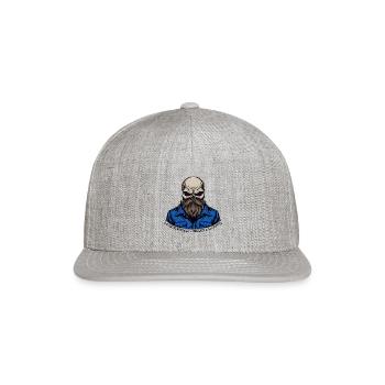 IBA Blue Collar - Snapback Baseball Cap - heather gray - Front