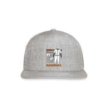 Basaball Pro - Snapback Baseball Cap - heather gray - Front