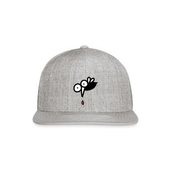 Mosquito - Snapback Baseball Cap - heather gray - Front