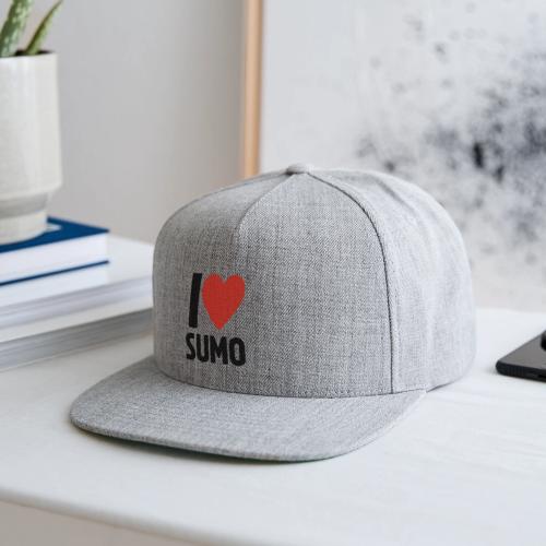 I Love Sumo – Bold Minimalist Sumo Wrestling Fan - Snapback Baseball Cap