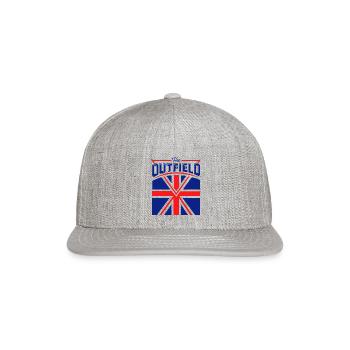 The Outfield UK - Snapback Baseball Cap - heather gray - Front