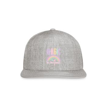 Magic In Progress - Snapback Baseball Cap - heather gray - Front