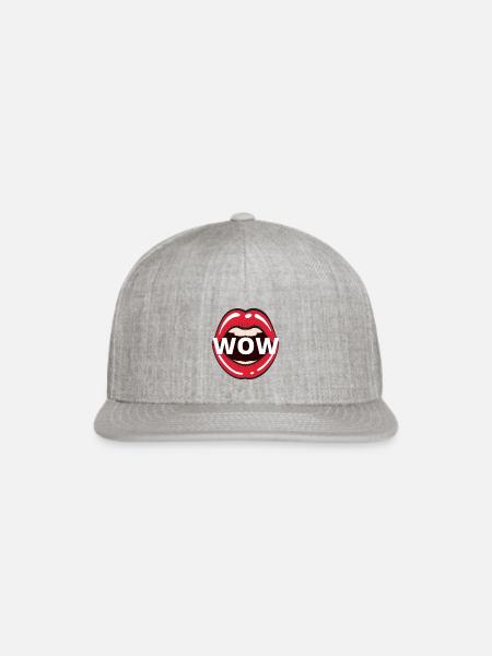 wow free - Snapback Baseball Cap - heather gray