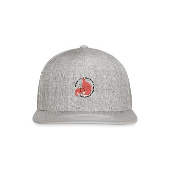 Gastric Sleeve Gastric Sleeve Surgery Gastrectomy - Snapback Baseball Cap - heather gray - Front