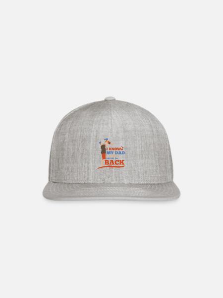 father and daughter - Snapback Baseball Cap - heather gray