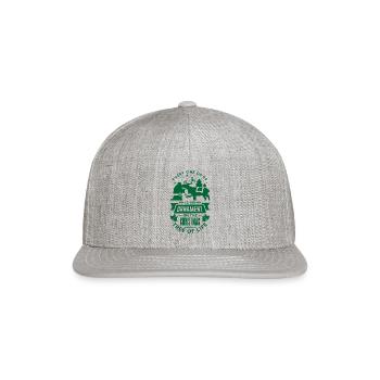 Every One Of Us Is Ornament Santa Merry Christmas - Snapback Baseball Cap - heather gray - Front