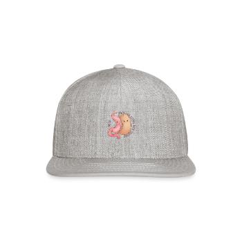 Gastric Sleeve Gastric Sleeve Surgery Gastrectomy - Snapback Baseball Cap - heather gray - Front