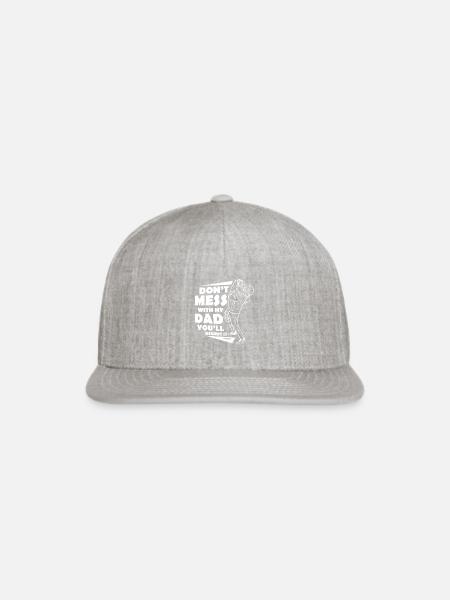 father and daughter - Snapback Baseball Cap - heather gray