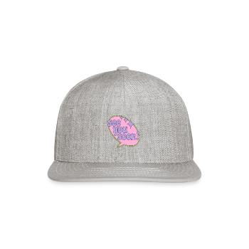 see you soon - Snapback Baseball Cap - heather gray - Front