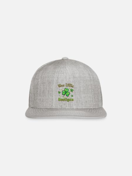 Wee Little Hooligan - Snapback Baseball Cap - heather gray