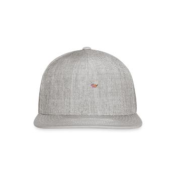 Bubble Tea And Rahmen - Snapback Baseball Cap - heather gray - Front