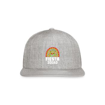 Fiesta Squad - Snapback Baseball Cap - heather gray - Front
