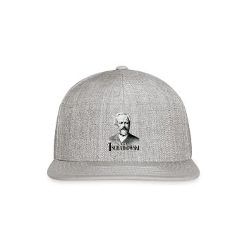 Peter Tchaikovsky - Composer Classical Music - Snapback Baseball Cap - heather gray - Front