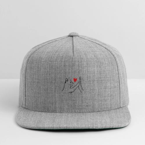 Cat Lover High-Five T-Shirt - Snapback Baseball Cap
