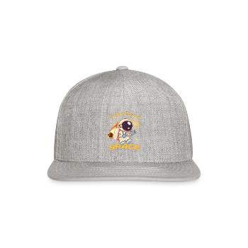 Explore the Space - Snapback Baseball Cap - heather gray - Front