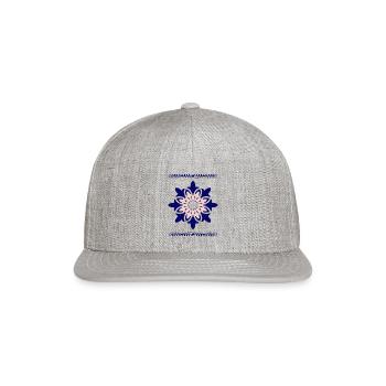 ORNAMENTAL DESIGN - Snapback Baseball Cap - heather gray - Front