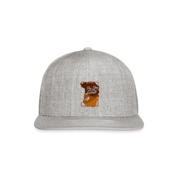 The Sky Is The Limit Alpine Outdoor Speed Climber - Snapback Baseball Cap - heather gray - Front