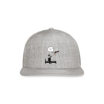 Mosquito mosquito - I came to eat - Snapback Baseball Cap - heather gray - Front