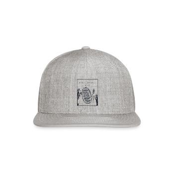 Bread Baking Chinese Hanzi Bread Maker Lover - Snapback Baseball Cap - heather gray - Front