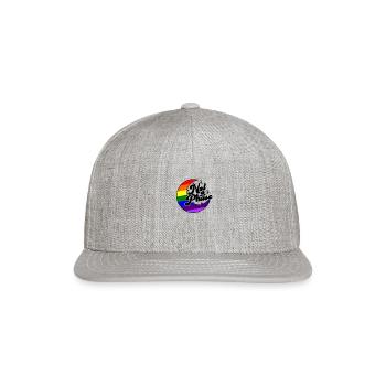 Not a phase - trans - Snapback Baseball Cap - heather gray - Front