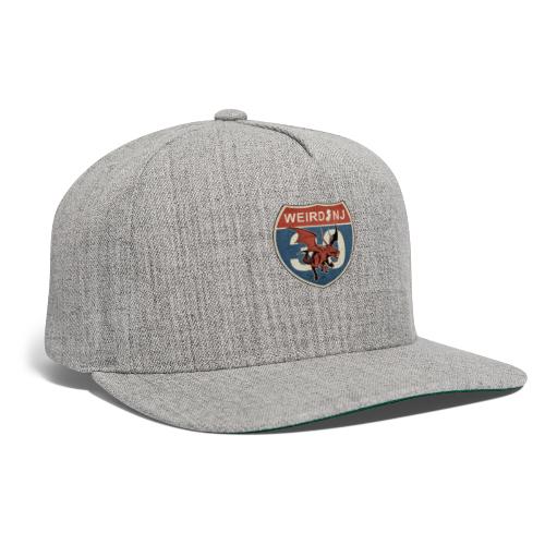 Weird NJ HIghway Shield - Snapback Baseball Cap