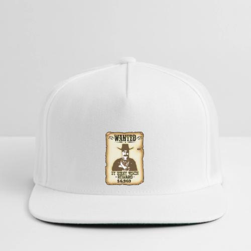 Cowboy Ox-Mad Wanted Poster! - Snapback Baseball Cap