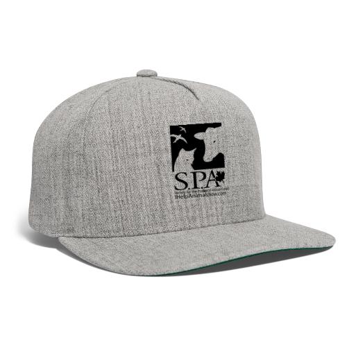 SPACanada Black_ENG - Snapback Baseball Cap
