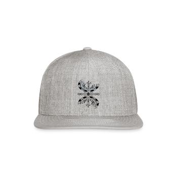 amazigh letter ⵣ - Snapback Baseball Cap - heather gray - Front