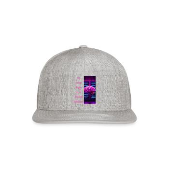 My Other Brain is a Neural network - Snapback Baseball Cap - heather gray - Front