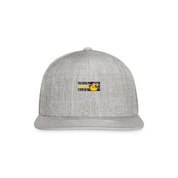 Rubber Duck Rubber Duckie Crew - Snapback Baseball Cap - heather gray - Front