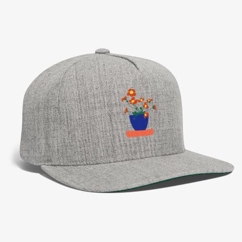 Dahlia Flower - Snapback Baseball Cap