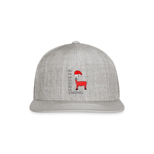 Christmas llama. - Snapback Baseball Cap