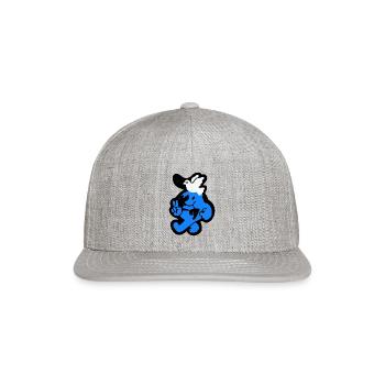 Peace On Earth - Snapback Baseball Cap - heather gray - Front