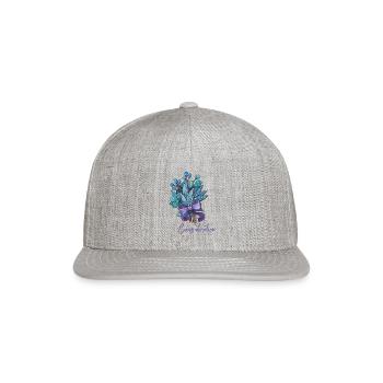 Congrats designed for you love gift for every one - Snapback Baseball Cap - heather gray - Front