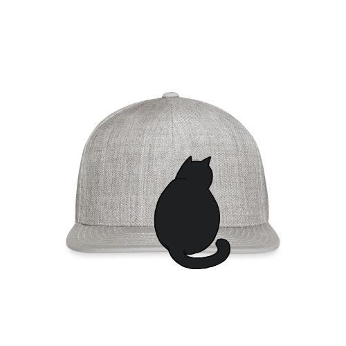 Black Cat Watching - Snapback Baseball Cap