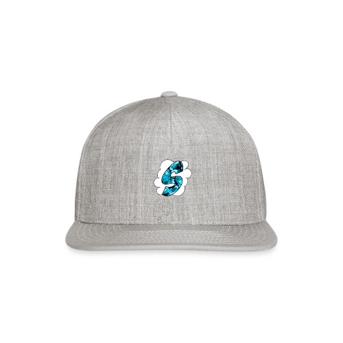 Skyz Blue Floral - Snapback Baseball Cap