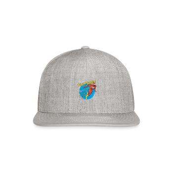 Justice League The Flash Run - Snapback Baseball Cap - heather gray - Front