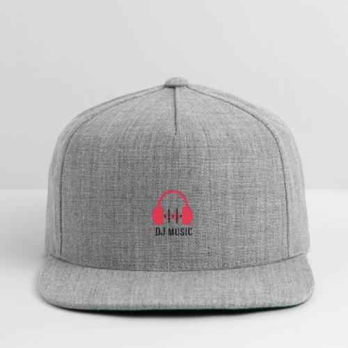 DJ music. - Snapback Baseball Cap