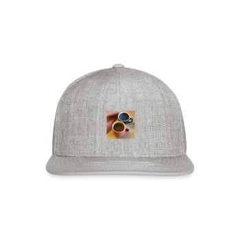 Coffee mugs for coffee drinkers - Snapback Baseball Cap - heather gray - Front
