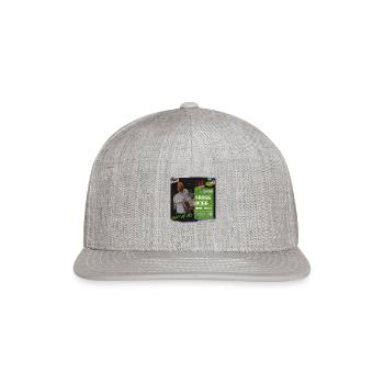 More Holes Album Cover - Snapback Baseball Cap - heather gray - Front
