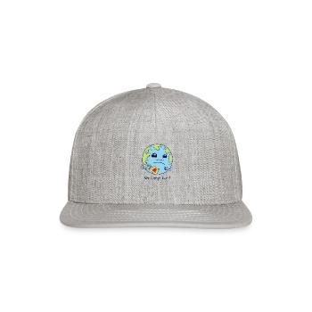 Lungs of Earth - Snapback Baseball Cap - heather gray - Front