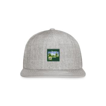ONE PLANET EARTH - Snapback Baseball Cap - heather gray - Front
